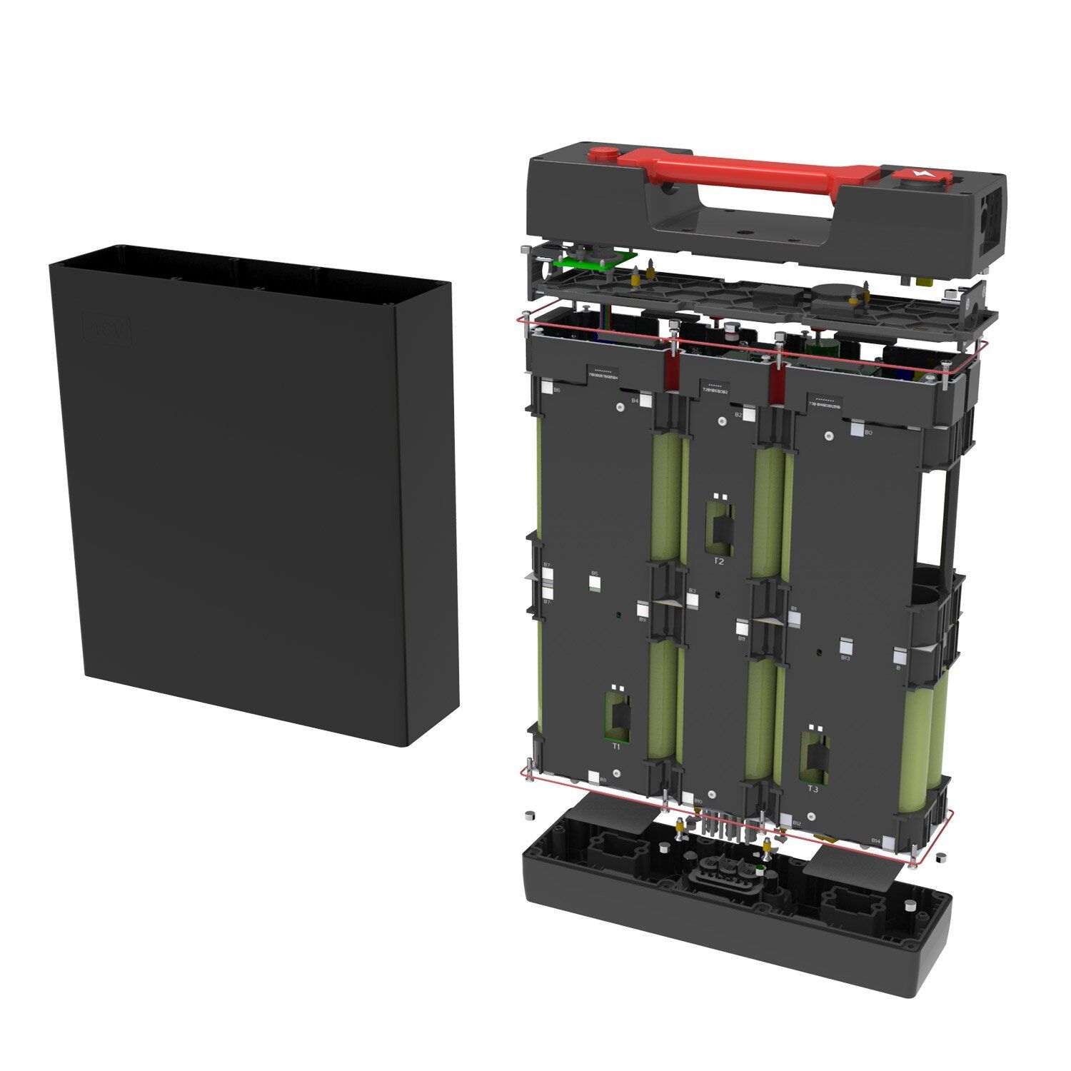 48V LFP eCargo バイクバッテリー TP6068 - 電動自転車