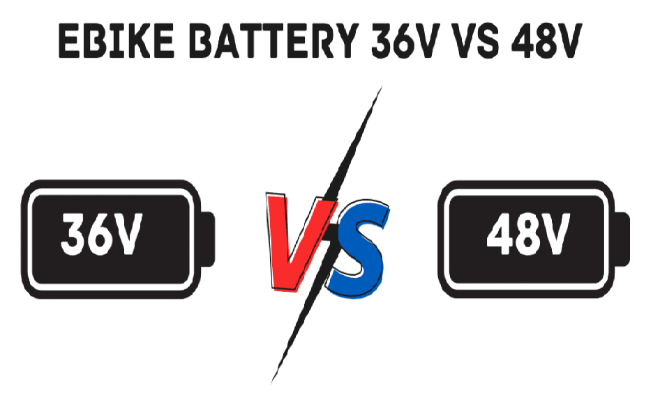48V vs 36V electric scooter battery comparison diagram